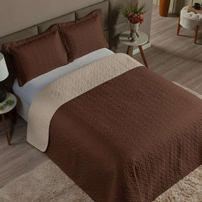 Cobre Leito Queen Clara Dupla Face Matelado Caminho Sem Fim (auto-sku-555) - Hill Decor - usehill.com