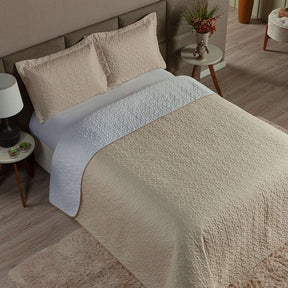 Cobre Leito Queen Clara Dupla Face Matelado Caminho Sem Fim (auto-sku-555) - Hill Decor - usehill.com