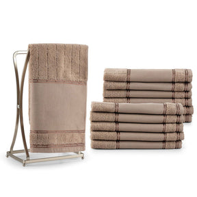 Kit 12 toalhas Bellarte Social Para Lavabo Avela (CCABELLARTE12P001) - Hill Decor - usehill.com