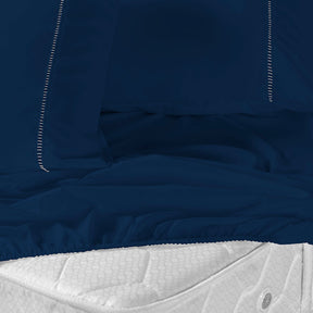 Kit Jogo de Cama Laura 3 Peças Colchão Casal Percal 200 Fios (auto-sku-565) - Hill Decor - usehill.com