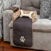 Protetor de Sofá Pet Meg Impermeavel Pequeno Marrom (CNF416) - Hill Decor - usehill.com